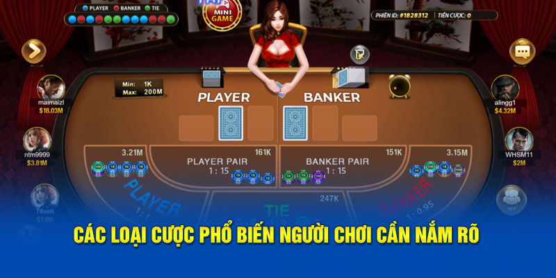 Cac loai cuoc pho bien nguoi choi can nam ro